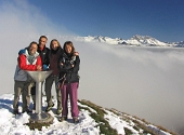 Salita autunnale da Barzizza di Gandino alla Conca del Farno, con giro ad anello al Pizzo Formico e al Rifugio Parafulmen il 27 ottobre 2010